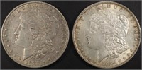 1883 XF & 1884-O AU/BU MORGAN DOLLARS