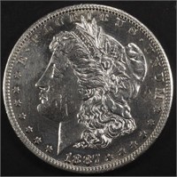 1887-S MORGAN DOLLAR BU