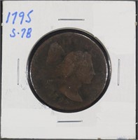 1795 S-78 FLOWING HAIR LARGE CENT FINE