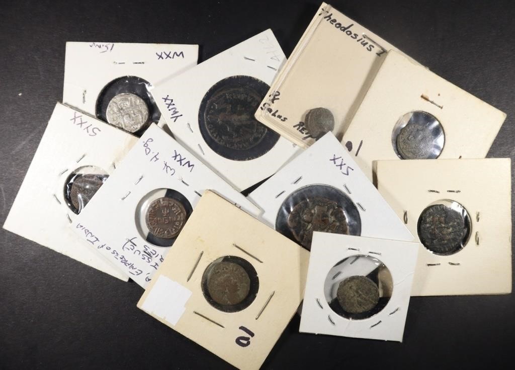 (10) MISC ANCIENT COINS