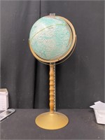 Vintage World Oceans Replogle Globe on Stand