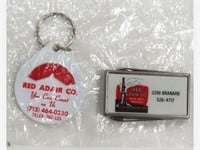 Red Adair Money Clip/Knife and Key Chain