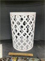 Metal waste basket