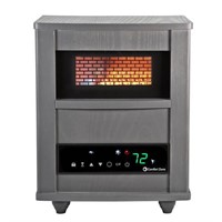 Comfort Zone Grey Cabinet Infrared Heater