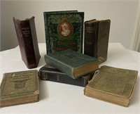 Antique United States History Books, World History