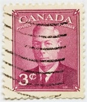 Canada 1949 George VI 3 Cents Postage Stamp