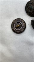 Confederate army jacket buttons