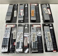8 BRAND NEW IN PACKAGES GE UNIVERSAL REMOTES