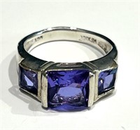 GORGEOUS AMETHYST QUARTZ MEXICAN STERLING RING