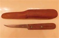 L.L. Bean trout boning fixed blade knife in