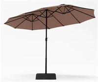 Market Patio Umbrella 2-Side in Beige