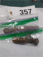 2 Bags of Wheat Pennies