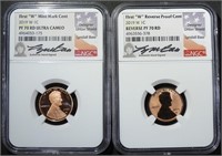2019-W PROOF & REV PROOF CENTS NGC PF-70