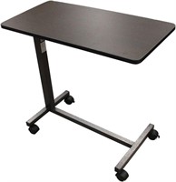 Drive Medical Adjustable NonTilt Top Overbed Table