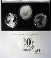 2006 ASE 20TH ANNIVERSARY 3-COIN SET