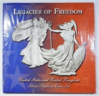 LEGACIES OF FREEDOM SILVER COIN SET
