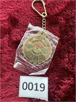 Made in India Rotating Calendar Brass Keychain