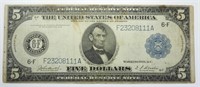1914 $5 FEDERAL RESERVE BANK NOTE