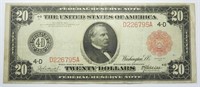 1914 $20 FEDERAL RESERVE BANK NOTE