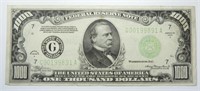 1934 A $1000 FEDERAL RESERVE NOTE
