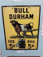 Bull Durham Sign 11.5x15" Reproduction