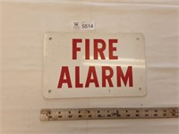 Fire Alarm Sign11x7"