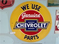 Chevrolet Sign Lg Round