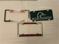 Misc. License Plate Holders & Ducks Unlimited Plat