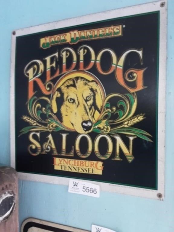 Red Dog Saloon 13x13"