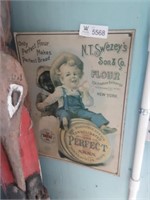 NT Swezey's Son & Co. Flour Co. Sign 13x18"
