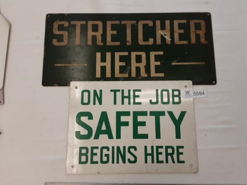 Stretcher, Safety Sign