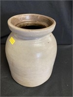 Unsigned Stoneware Storage Canister