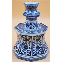Chinese Blue and White Candle Stand