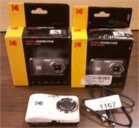 3x Kodak Pixpro Fz45 Cameras
