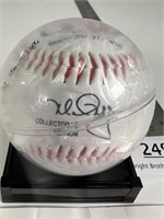 Authenticated print signed home run ball number