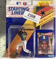 Highly collected starting lineup Ken Griffey,