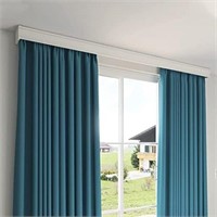 ZSHINE Three-in-One Curtain Track Double Tracks an