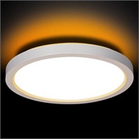 13 Inch LED Flush Mount Ceiling Light with Night L