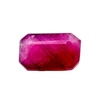 Certified 2 Carat Natural Ruby Gemstone