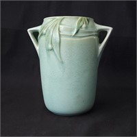 Roseville Pottery Velmoss II Green Vase