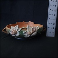 Roseville Pottery Coral Magnolia Console Dish