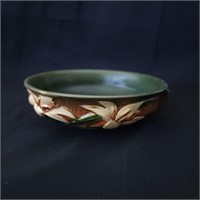 Roseville Pottery Zephyr Lily Green Bowl