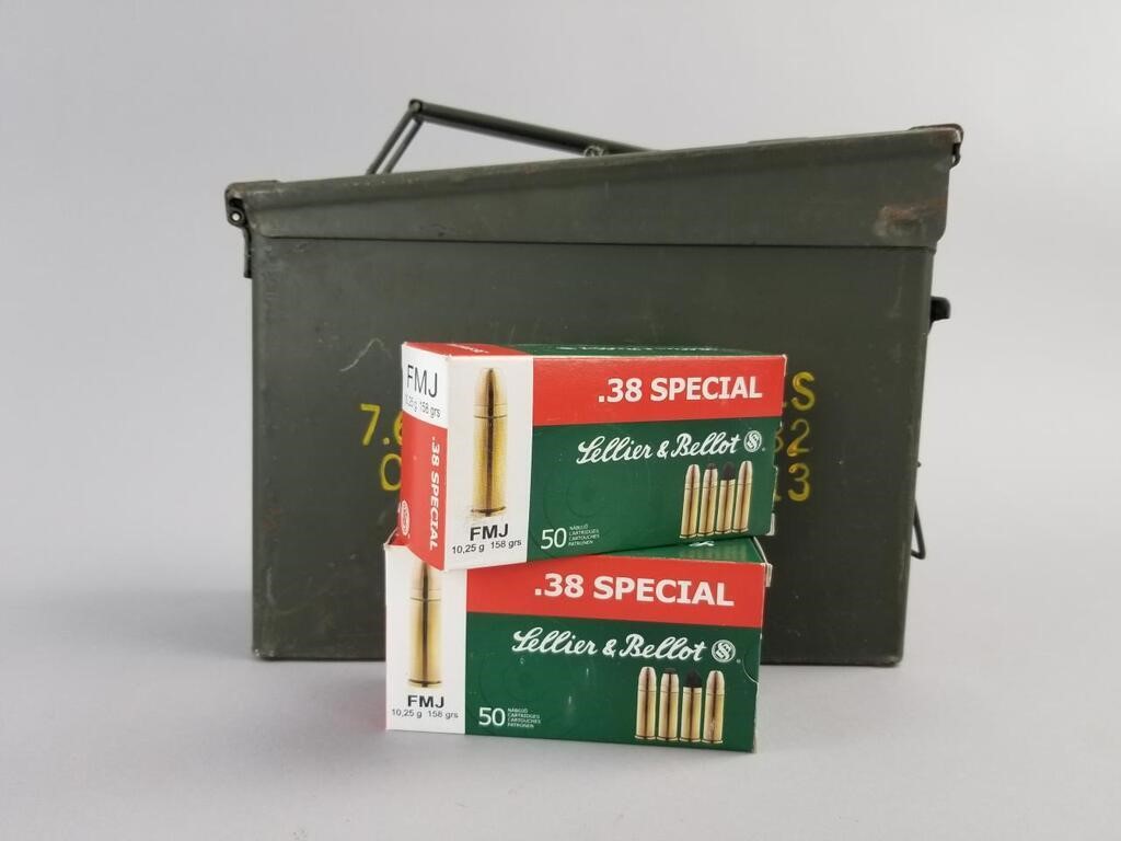 500 Rounds Sellier & Bellot .38 Special Ammo