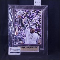 Ray Lewis Signed Super Bowl ILVII Champion w/COA
