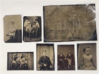 7) ANTIQUE TINTYPE IMAGES