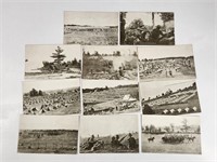 11) ANTIQUE MILITARY POST CARDS