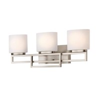 HDC  3-Light Vanity Light with Opal Glass Shades