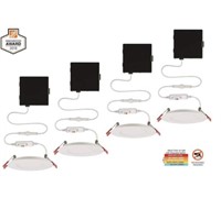 Commercial Electric 4-Pack 4" Slim Recessed Kit