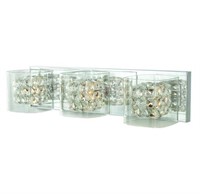 HDC 3-Light Bathroom Vanity With Crystallize Cubes