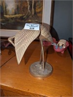 Brass Bird statue